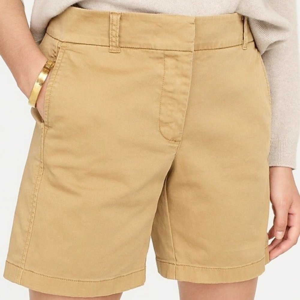 J.Crew NWT 7” Stretch Chino Shorts size 4
